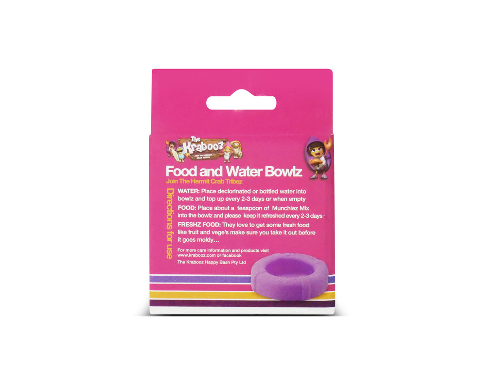 Pet Hermit Crab Food and Water Bowl